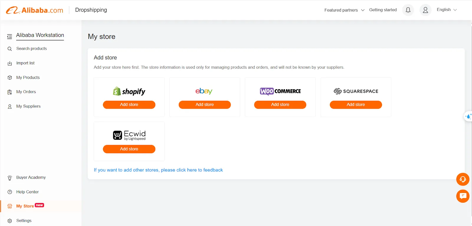 Set up your online store